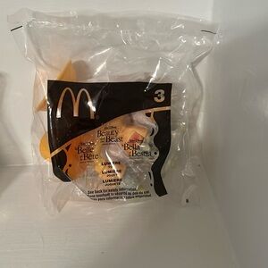 2002 Mcdonalds Disney Beauty and the Beast #3 Lumiere NWT Sealed